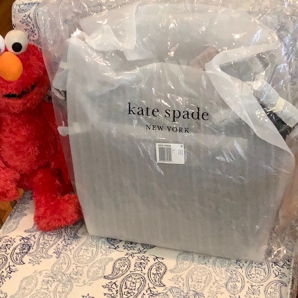 Kate Spade Diaper Bag Black KS Jae Baby Tote Classic Baby Shower Gift NWT - Picture 3 of 5